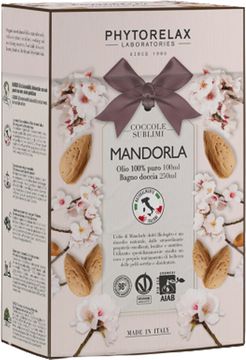 Cofanetto Coccole Sublimi Mandorla Olio Secco 100 ml + Bagno 250 ml