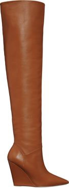 Saloon 100 Wedge Boot - Donna  Toffee 36
