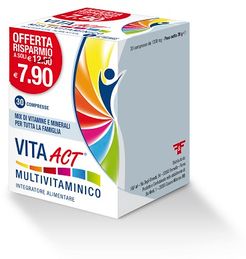 Vita Act Multivitaminico Integratore Alimentare 30 Compresse