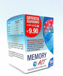 Memory Act Integratore per la Memoria 50 compresse