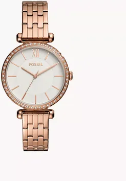 Tillie Three-Hand Rose Gold-Tone Stainless Steel Watch jewelry