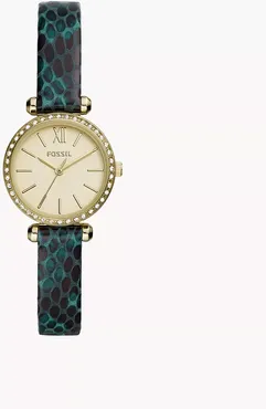 Tillie Mini Three-Hand Fern Leather Watch jewelry