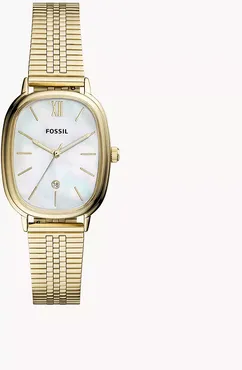 Lyla Three-Hand Date Gold-Tone Stainless Steel Watch