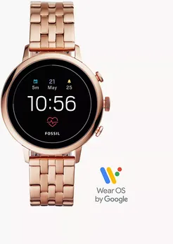 Refurbished Gen 4 Smartwatch Venture Hr Rose Gold-Tone Stainless Steel