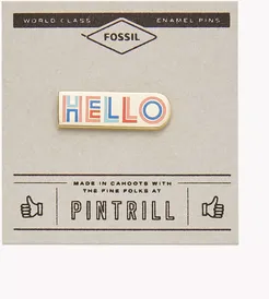 Pintrill® X Fossil Hello Pin  FCU0209998