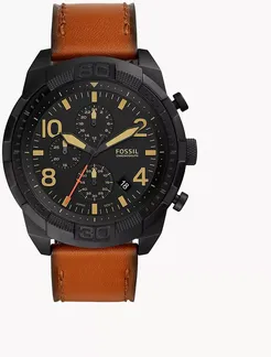 Bronson Chronograph Luggage Leather Watch
