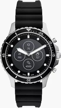 Hybrid Smartwatch Hr Fb-01 Black Silicone jewelry