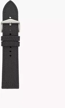 24Mm Black Nylon Strap