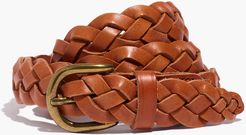 Braided Leather Belt