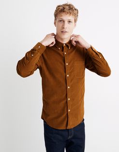 Corduroy Button-Down Shirt