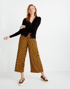 Huston Pull-On Crop Pants in Painted Spots