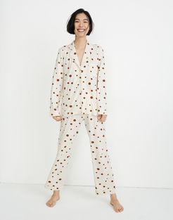 Knit Bedtime Pajama Top in Dot
