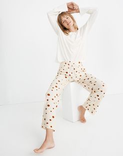Knit Bedtime Pajama Pants in Dot