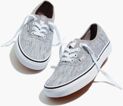 Vans&reg; Unisex Authentic Lace-Up Sneakers in Grey Rib