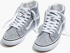 Vans&reg; Unisex SK8-Hi High-Top Sneakers in Grey Rib