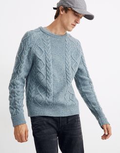 Donegal Cableknit Fisherman Sweater