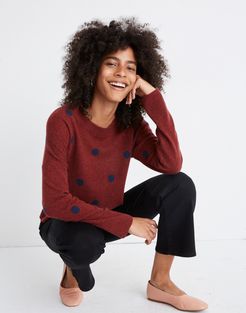 Cashmere Sweatshirt in Dot