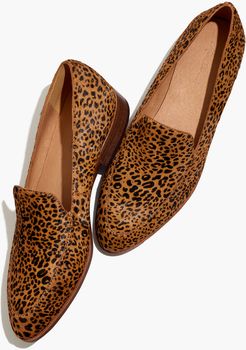 The Frances Loafer in Mini Leopard Calf Hair