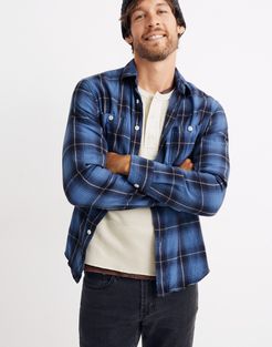 Flannel Long-Sleeve Workshirt in Amory Plaid