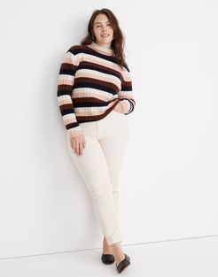 Striped Evercrest Turtleneck Sweater in Coziest Yarn