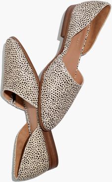 'The Marisa d''Orsay Flat in Spotted Calf Hair'