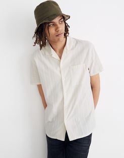 Easy Camp Shirt in Textured Stripe