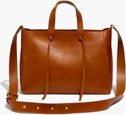 The Elsewhere Tie Crossbody Tote in Leather