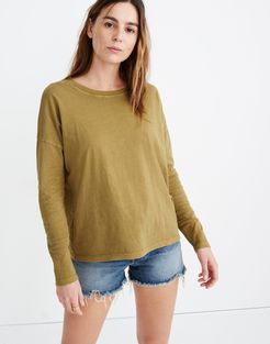 Rivet &amp; Thread Garment-Dyed Ex-Boyfriend Long-Sleeve Tee