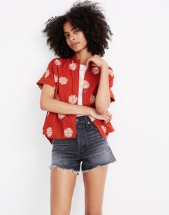 Daisy Daydream Embroidered Hilltop Shirt