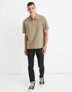 Garment-Dyed Polo Shirt