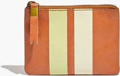 The Leather Pouch Wallet: Striped Edition