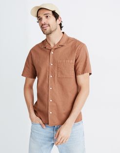 Linen-Cotton Easy Camp Shirt