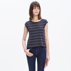 Marquee Tee in Multi Stripe