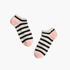 Striped Donegal Anklet Socks