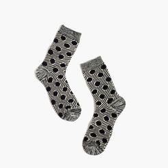 Jacquard Dot Trouser Socks
