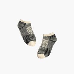 Space-Dyed Stripe Anklet Socks