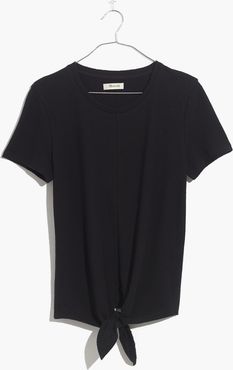 Texture &amp; Thread Modern Tie-Front Top