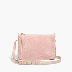 The Simple Crossbody Bag in Shearling