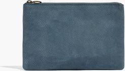 The Leather Pouch Clutch in Nubuck Leather