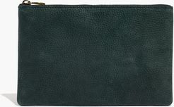 The Leather Pouch Clutch in Nubuck Leather