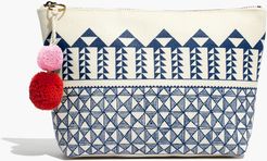 Small Pom-Pom Zip Pouch