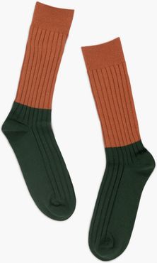 'Tailored Union&reg; Men''s Fendu Colorblock Dress Socks'