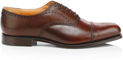 Weymouth Leather Oxford Brogues - Brandy - Size 9