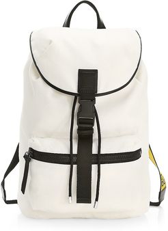 Light Logo Webbing Backpack - White Yellow