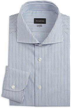 Stripe Dress Shirt - Blue - Size 17