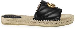 Pilar Flatform Leather Sandals - Black - Size 6.5