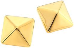 Millennia 18K Gold Stud Earrings - Gold