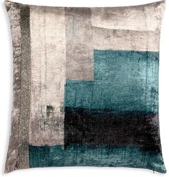 Jaded Printed Pillow - Teal