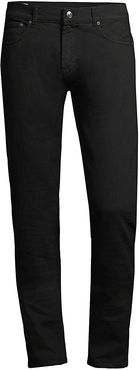 Slim-Fit Military Tap Jeans - Black - Size 28