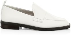 Alexa Leather Loafers - Bone - Size 10